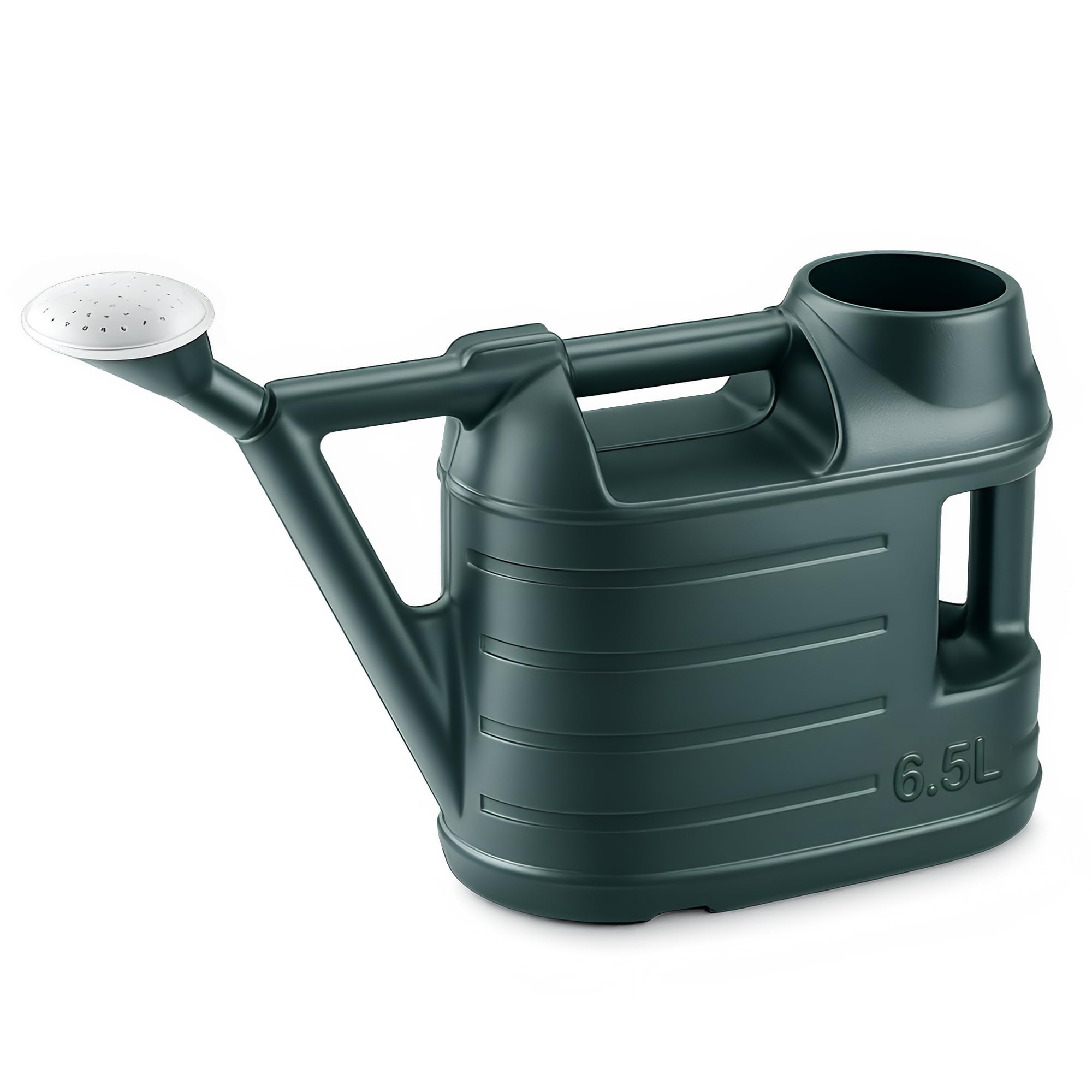 FERRIS 6.5L Watering Can with Sprinkler Rose Head – Large Lightweight Garden Watering Can with Dual Handles for Indoor & Outdoor Plants, Plastic Watering Can for House Plants, Garden & Greenhouse