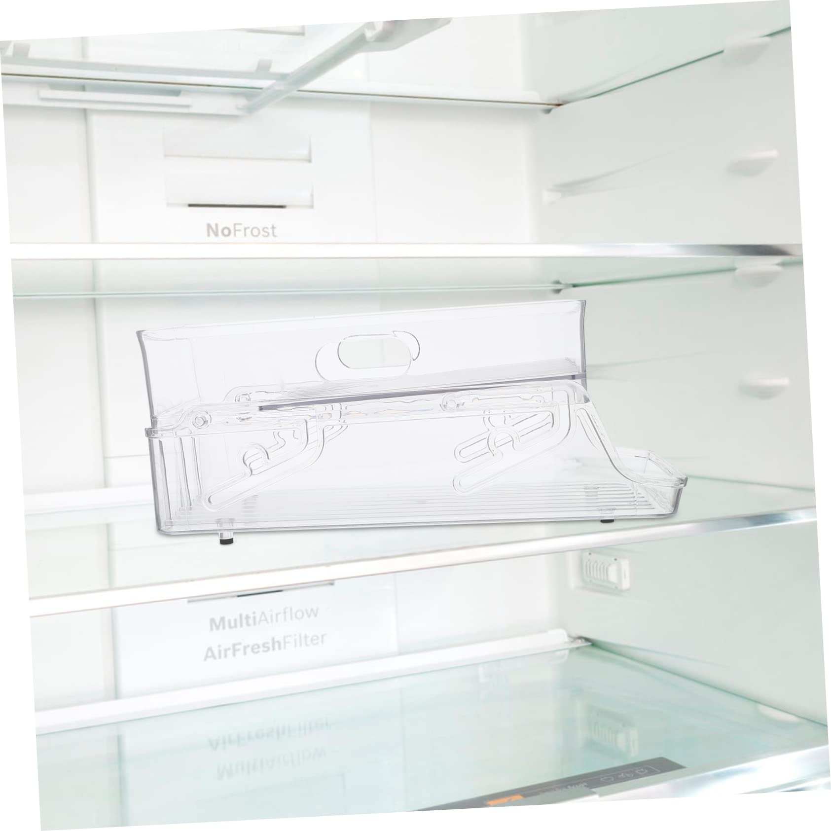 Organizador de Latas Multifunción de Doble Capa Ruedas | Plástico, Gran Capacidad de Almacenamiento, Diseño Visible, para Congelador y Encimera, Orden para Refrescos