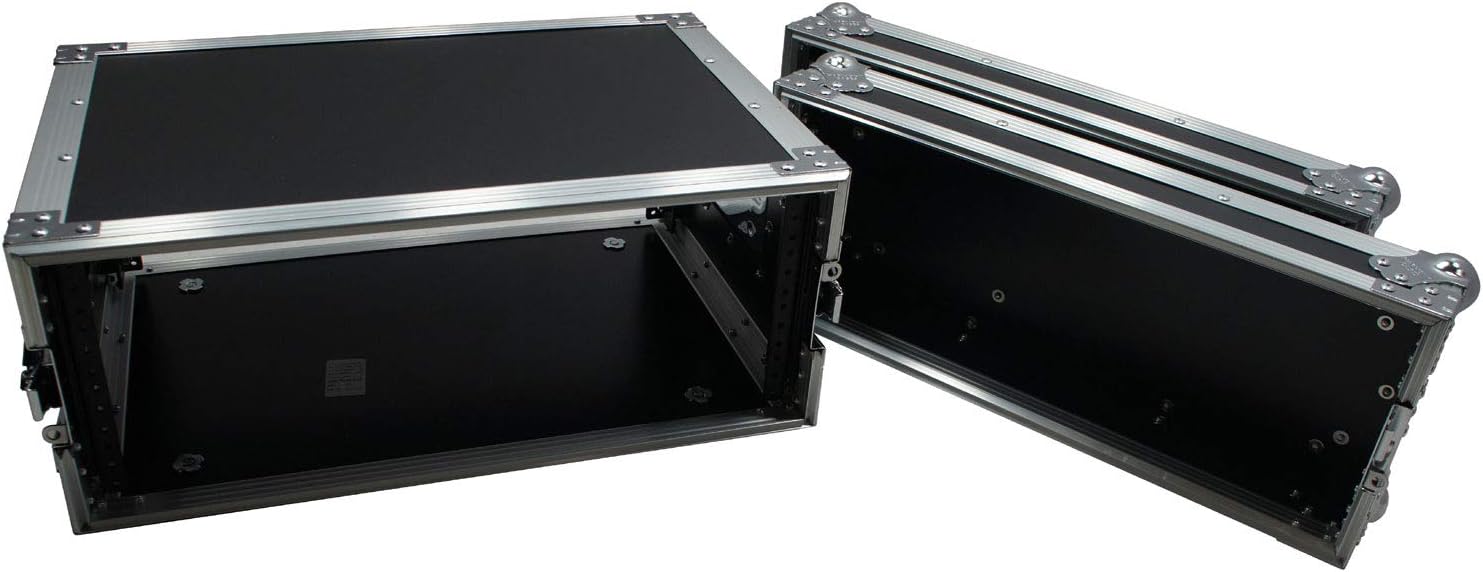 Harmony Audio Cases HC4UED Pro DJ Flight 4U FX Effect 16" Depth Road Vertical Case