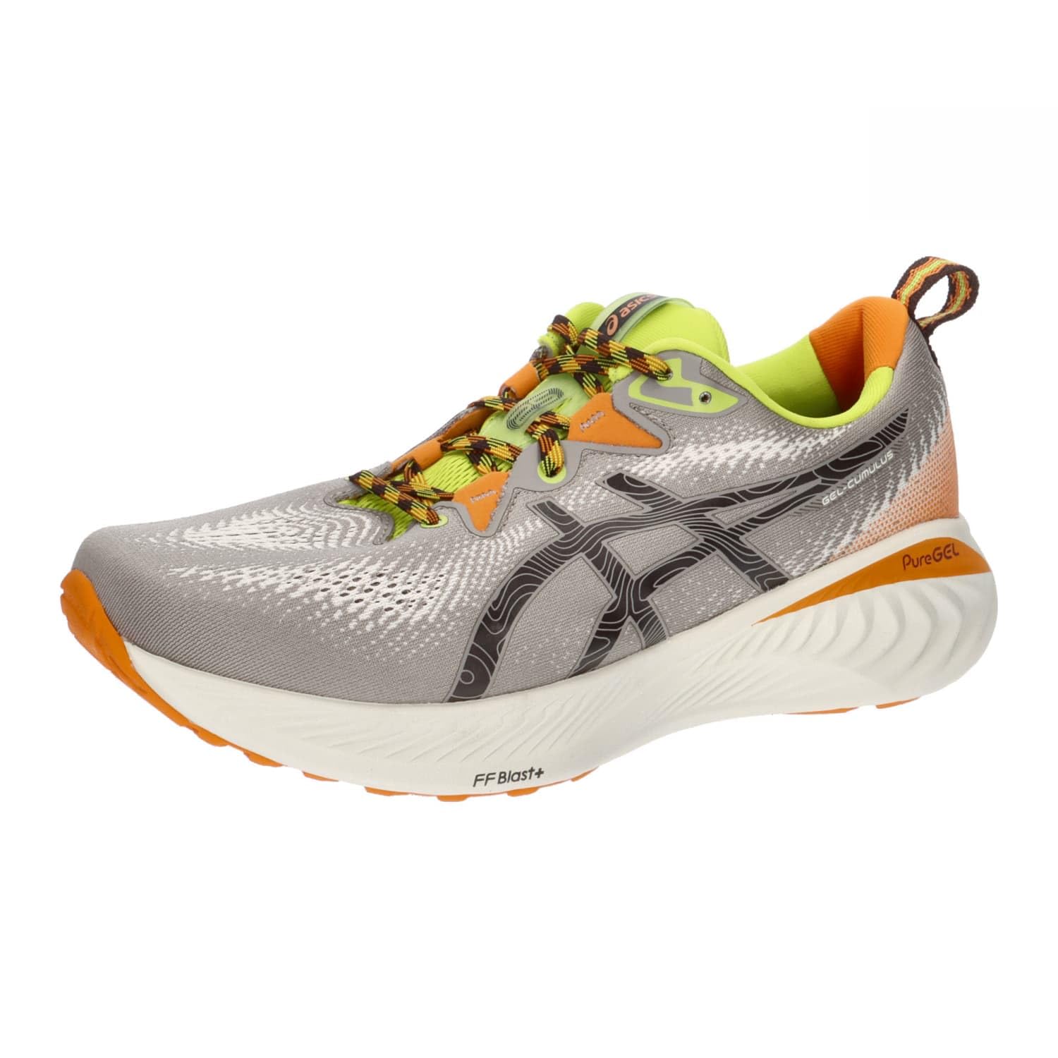 ASICS Cumulus 25 Hombre Zapatos para Correr Beige Amarillo