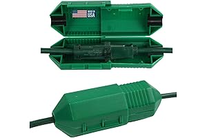PLUS Extension Cord Connection Cover | Water-Resistant Outdoor Plug Covers