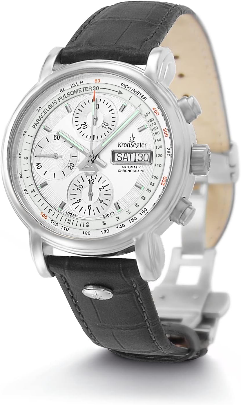 Kronsegler Paracelsus Pulsometer Automatic Chronograph rhod.-White
