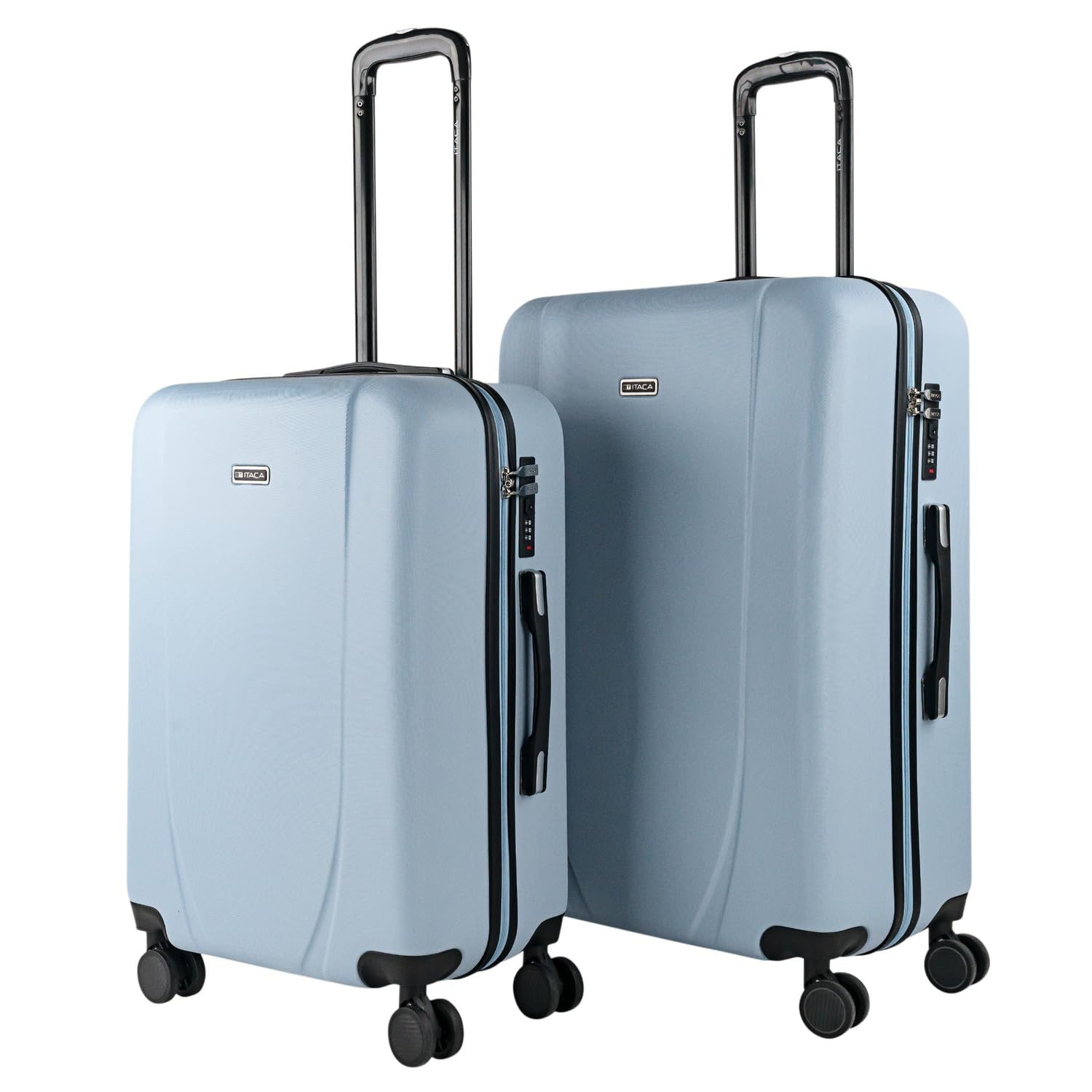 ITACA - Maleta de Cabina 55x40x20 - Maletas De Viaje Cabina Rígidas Trolley con 4 Ruedas Dobles para Avion Ligera Equipaje De Mano Candado de Combinación. Compatible Ryanair, Verde Menta — view 20
