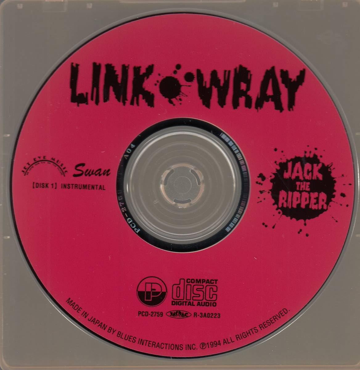 リンク・レイ 切り裂きジャック！ LINK WRAY カルト・コレクション CD