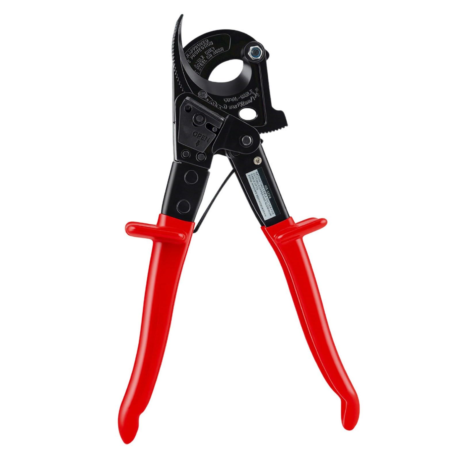 Kaccde Efficient Ratcheting Cable Shear Wire Clippers For Thick Copper Aluminum Wire Up To 240Mm² With Smooth Cutting Action Electric Cable Cutter