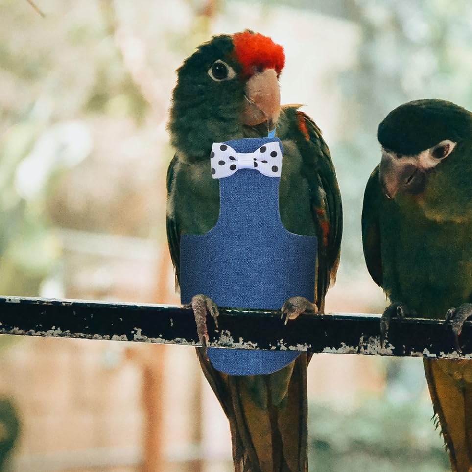 Pañal para Pájaros Traje de Vuelo Transpirable M Algodón | Reutilizable, para Cacatúas y Aves Pequeñas, Uso en Casa y Exterior, Diseño Tipo Capa Interior