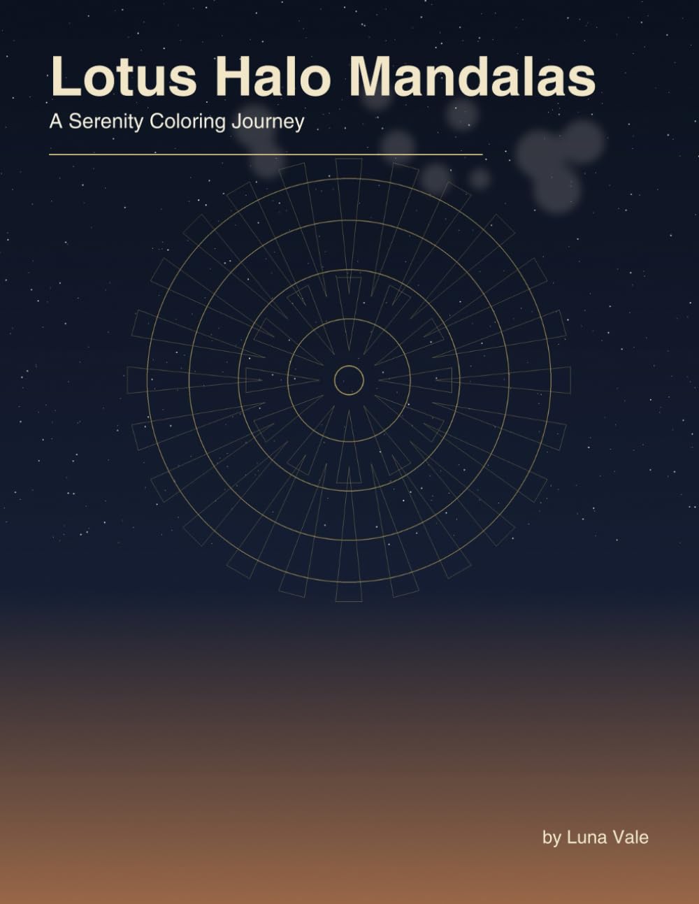 Lotus Halo Mandalas: A Serenity Coloring Journey