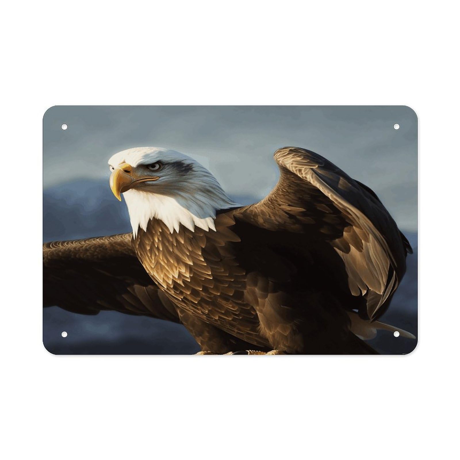 Fodpand Style Eagle Wall Art Metal Signs Tin Sign