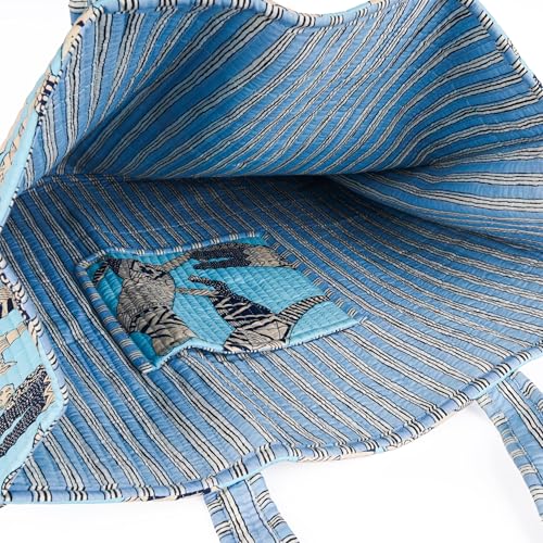 Bolso Tote Reversible Bless International Quilted miniatura 2