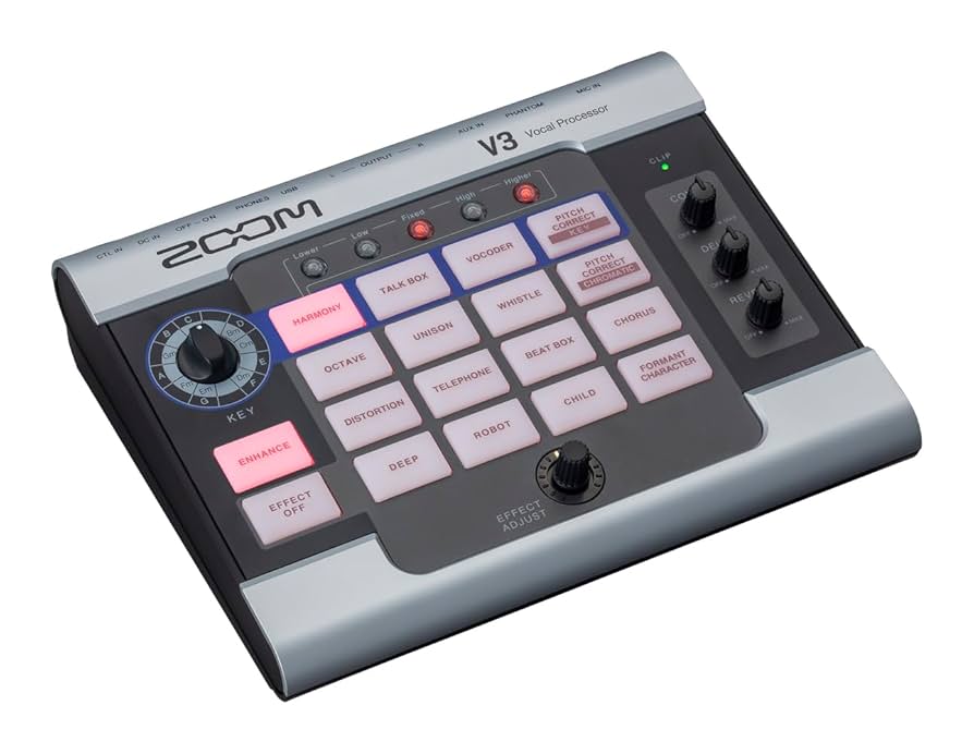 ZOOM V3 ボーカルプロセッサー Amazon | ZOOM ズ―ム V3 ボイスチェンジャーボーカル