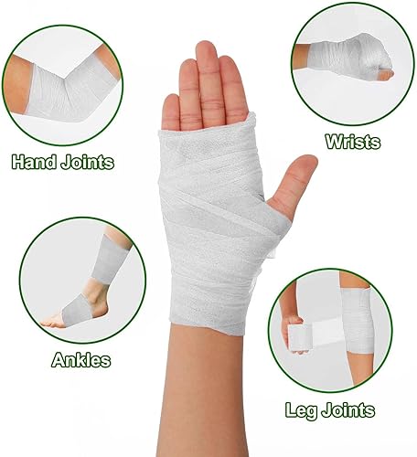 Miniatura 2 de WLLHYF Cinta de espuma atlética de 30 yardas, vendaje de espuma atlética, vendaje deportivo, cinta autoadhesiva para tobillos, muñecas, manos,