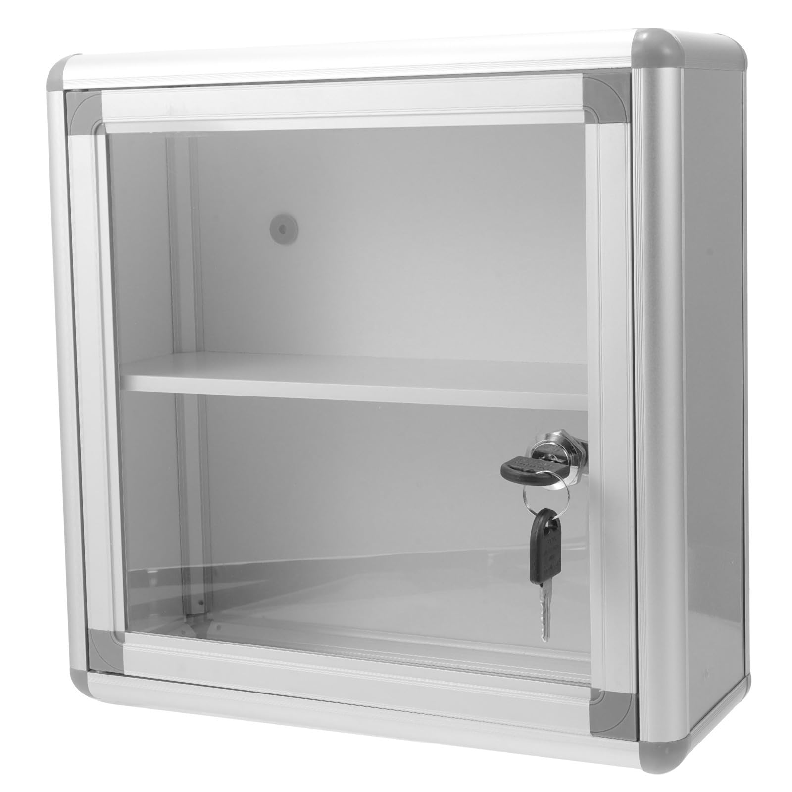 VICASKY Caja de Medicamentos Botiquín de Primeros Auxilios Multiusos Llave de Aleación de Aluminio Almacenamiento Seguro para Medicina y Objetos de Valor Hogar o Casillero