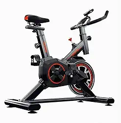 Bicicleta Ergométrica Spinning Silenciosa com Monitor LCD, Ajuste de Resistência, Assento e Guidão – Bike Fitness Profissional e Compacta para Academia e Casa, Exercícios Aeróbicos e Cardio