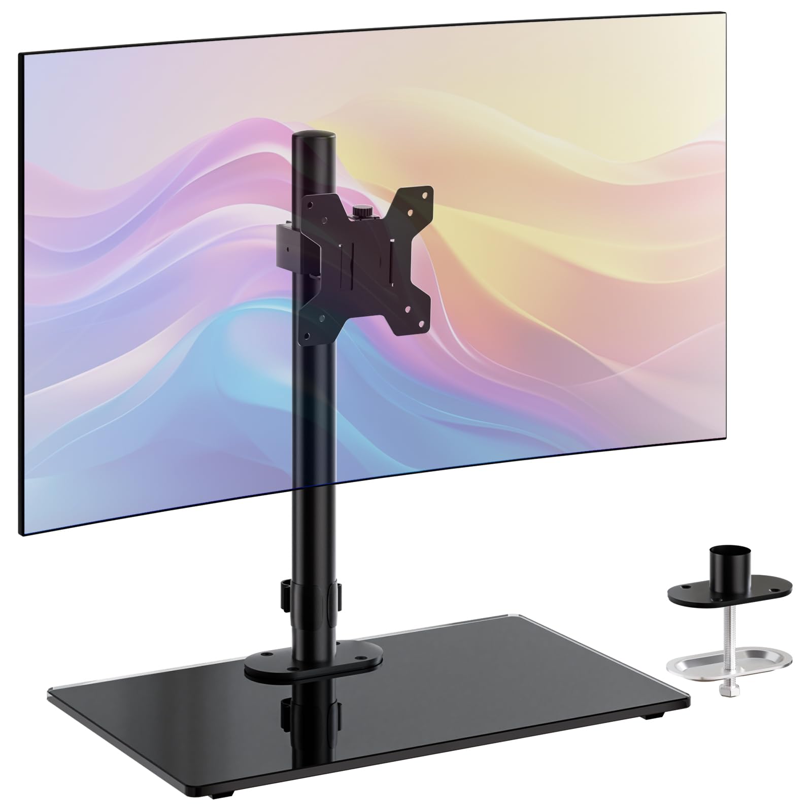 WALI Freestanding Dual Monitor Stand for 13-27 inch Screens, 22 lbs per Arm — Amazon image 11