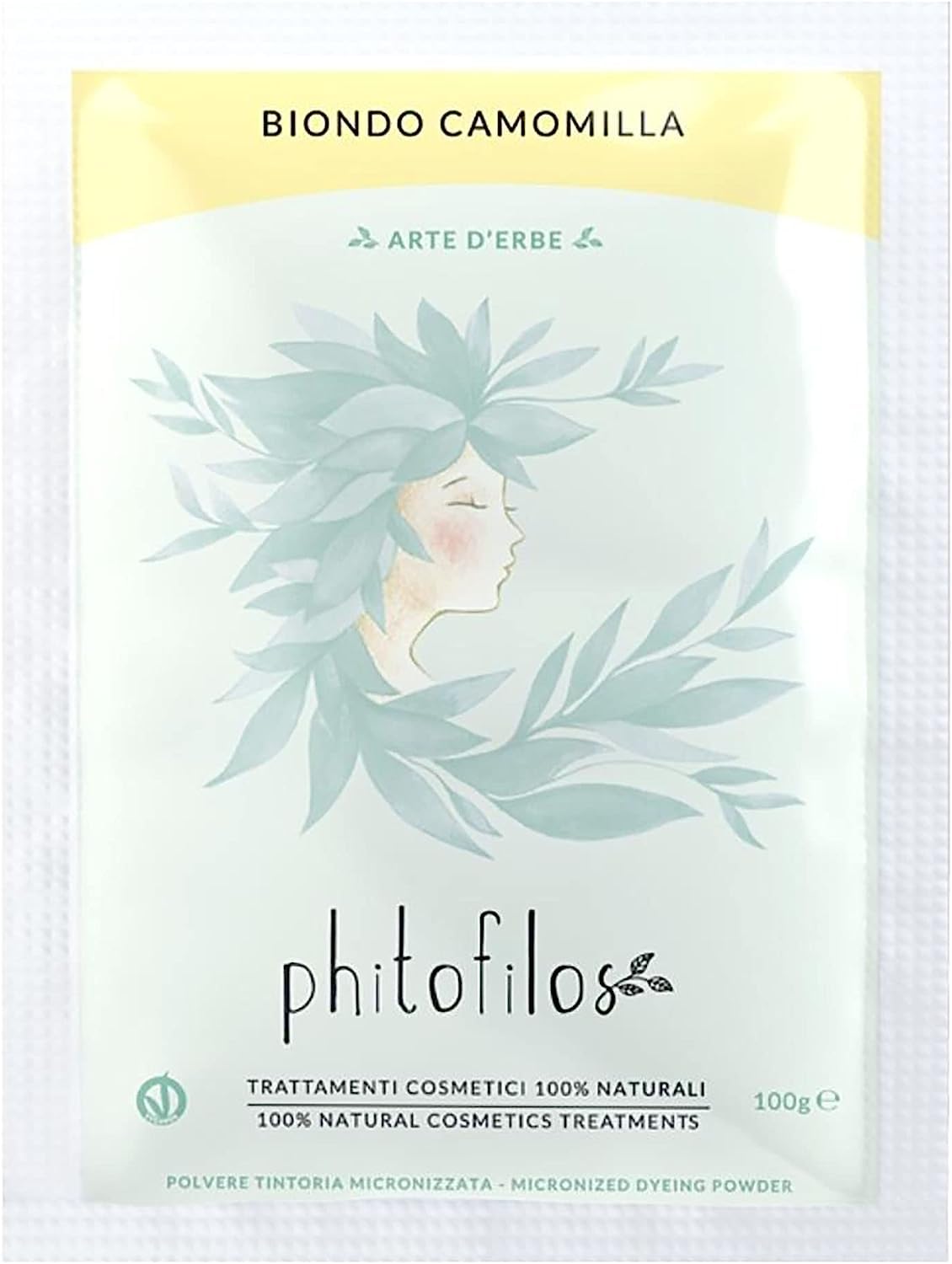 PHITOFILOS HENNE BIONDO CAMOMILLA 100GR HENNÉ ECOBIO VEGANO