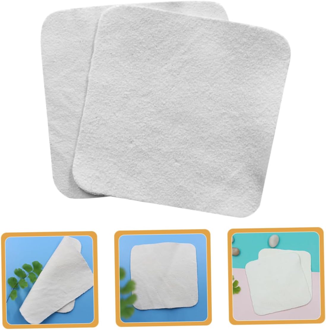 Polishing Cloths 10pcs for Jewelry Cleaning White Sheepskin