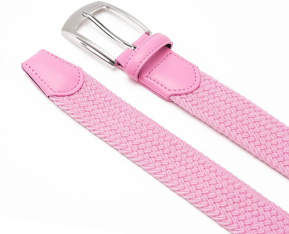 Fabio Valenti Canvas Elastic Fabric Woven Stretch Braided Belts for Men Women Junior with Multicolored/Full Sizes - Image 3