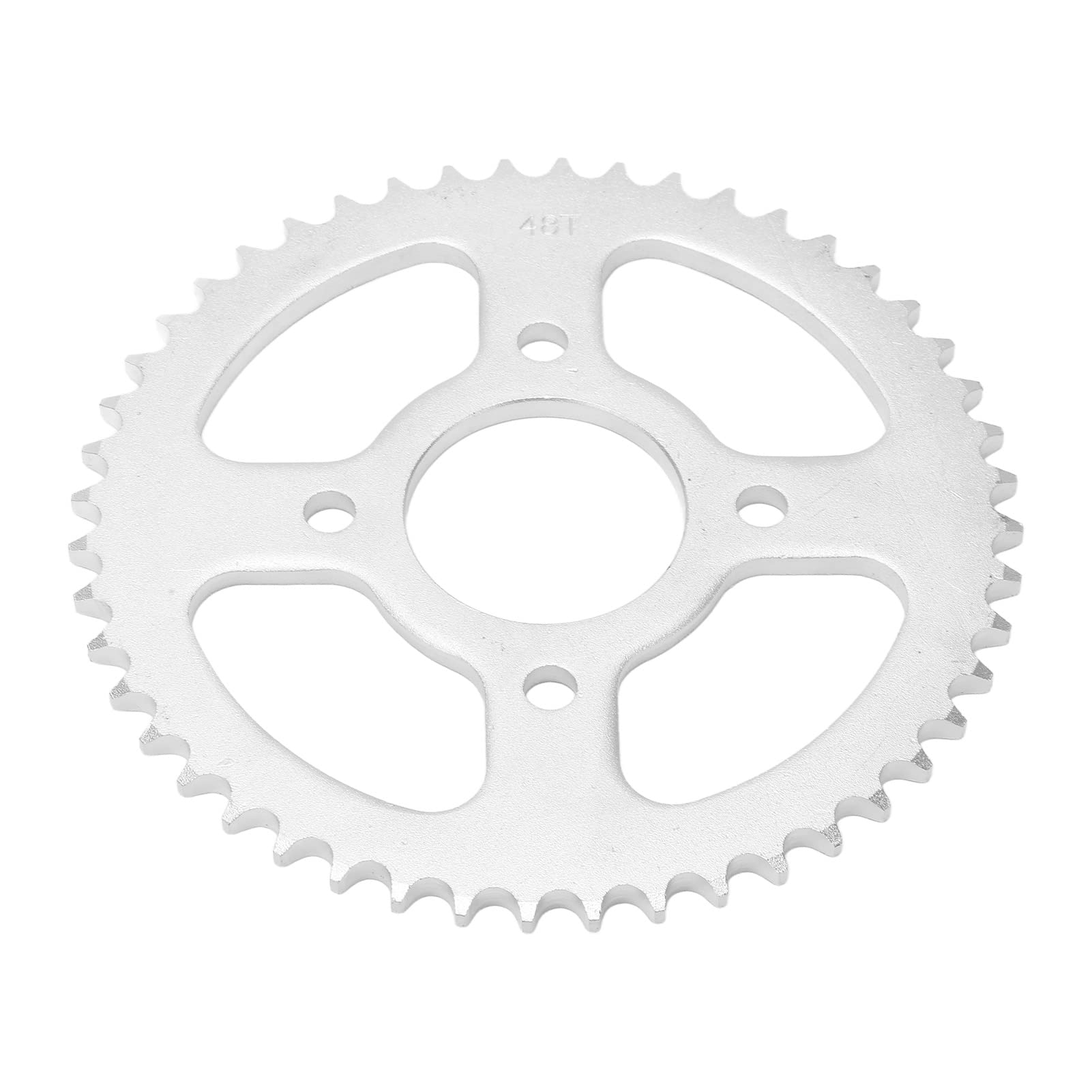 Pignon de Chaîne Arrière 48T 428, Pignon de Remplacement de Moto en Acier avec Ouverture Intérieure de 58 Mm, pour Motos Légères ATV Karting DIY