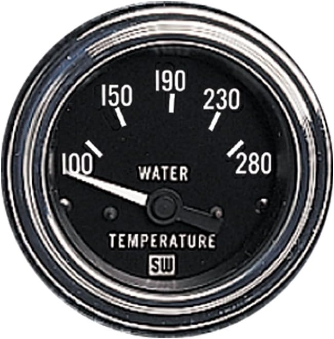 Stewart Warner 82307 Deluxe 2-1/16" Water Temperature Electric Gauge