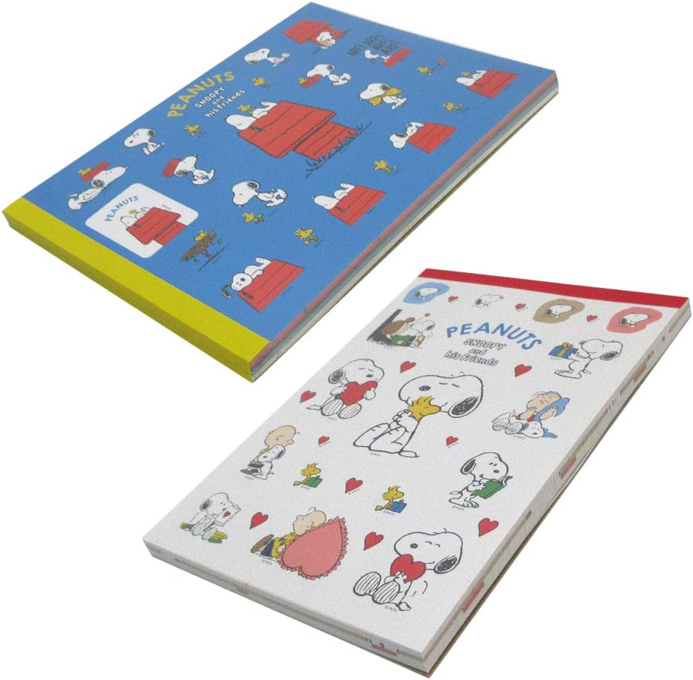 スヌーピー PS21(1/BL) スクエア メモパッド／シール付き 2021 SPRING ピーナッツ 入学 入園 PEANUTS キャラクター 文具 筆記具 事務用品 学校 オフィス 雑貨