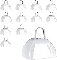 Vista 14 de Windy City Novelties Cencerros de metal novedosos para hacer ruido, 3 pulgadas, paquete de 12 unidades, color rojo