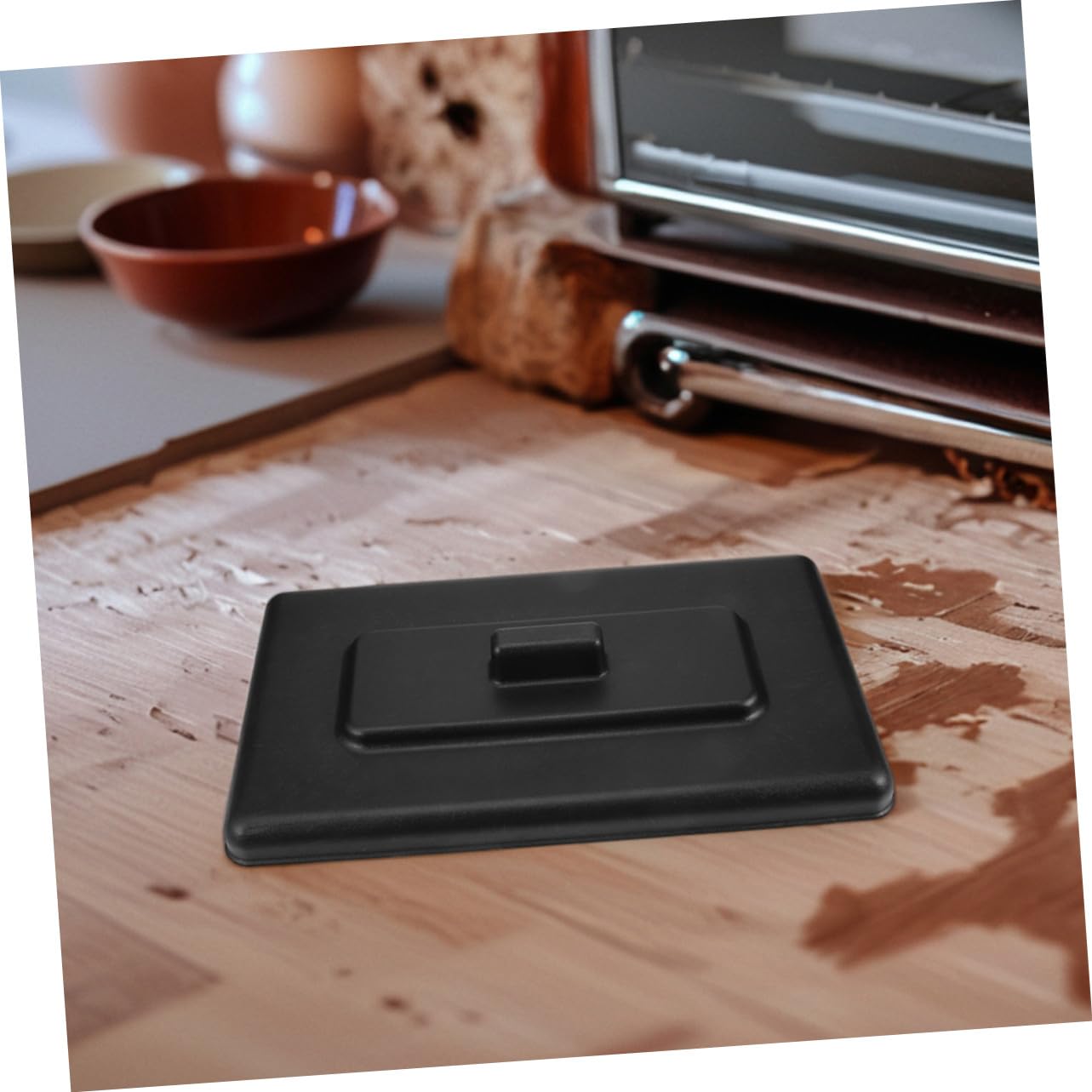 Couvercles de Machine à Glace 2 Pièces en Plastique Noir