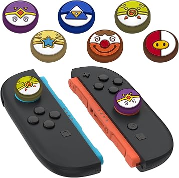 Thumb Grips Compatible with Switch 2,Silicone Joystick Cover Accessories Compatible with Switch 2 Joycon,Analog Stick Grips Button Covers for Joycon 2 Controllers D-Mix