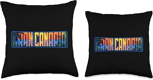 Miniatura 3 de Gran Canaria Design Gran Canaria Sunset Silhouette Throw Pillow, 16x16, Multicolor