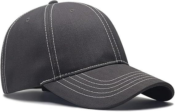 Amazon なないろ館 大きいサイズ キャップ 帽子 60 65cm 深め ステッチ 無地 シンプル コットン100 通年 男女兼用 グレー キャップ 通販