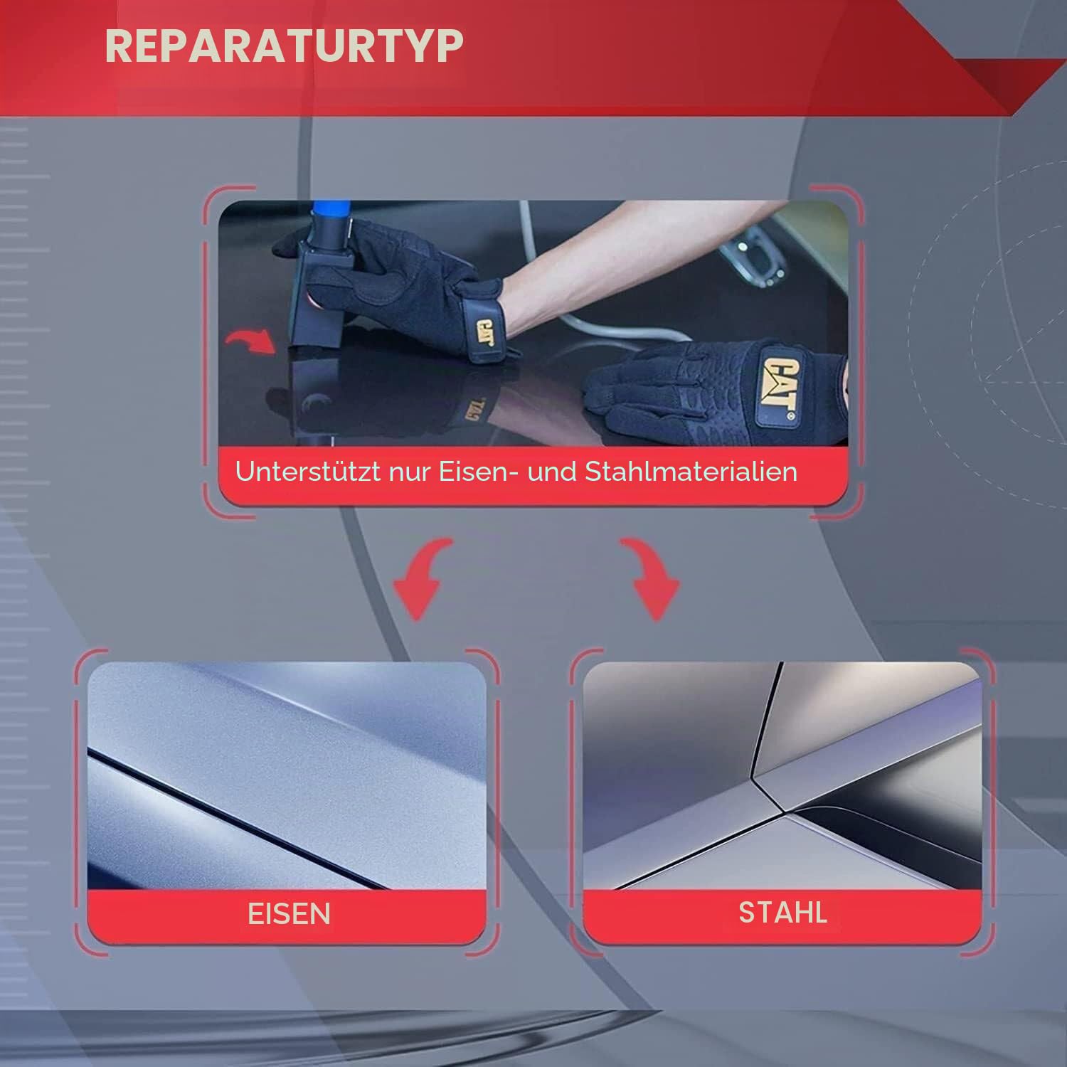 1000W PDR Hot Box Auto Beulen Reparatur Set Induction Heater Machine, Lackfreies Beulen Reparatur Ausbeulwerkzeug, Metallblech Reparieren Dellen Entferne für 98% Hagel-Dellen,220V
