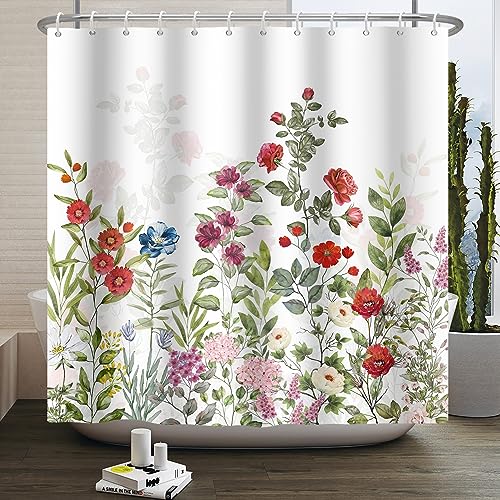 ASDCXZ Flower Shower Curtain 180x180 cm - Image 2