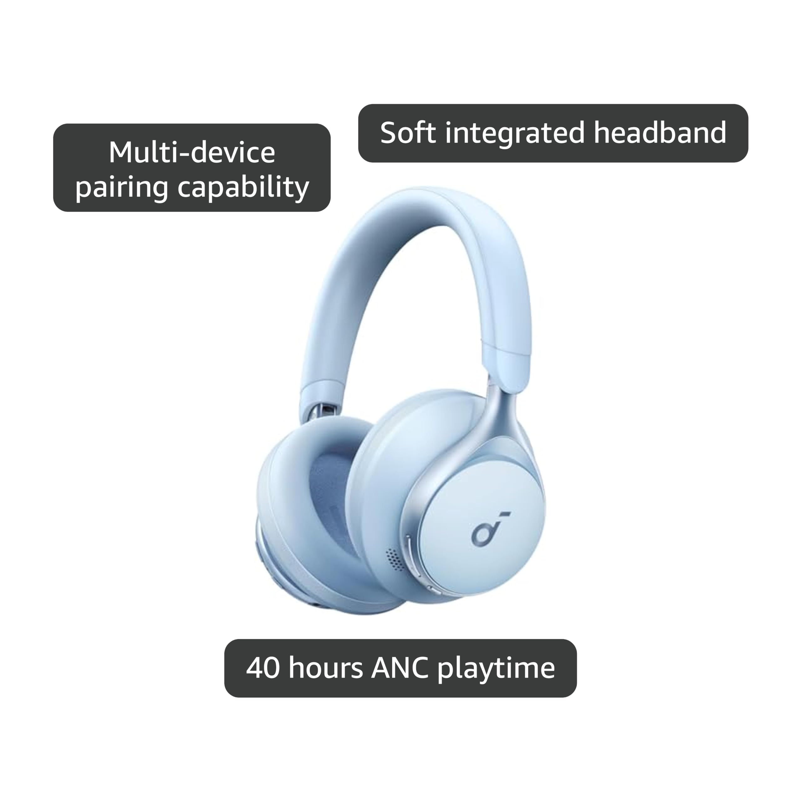 Soundcore by Anker, Space One, Active Noise Cancelling Headphones