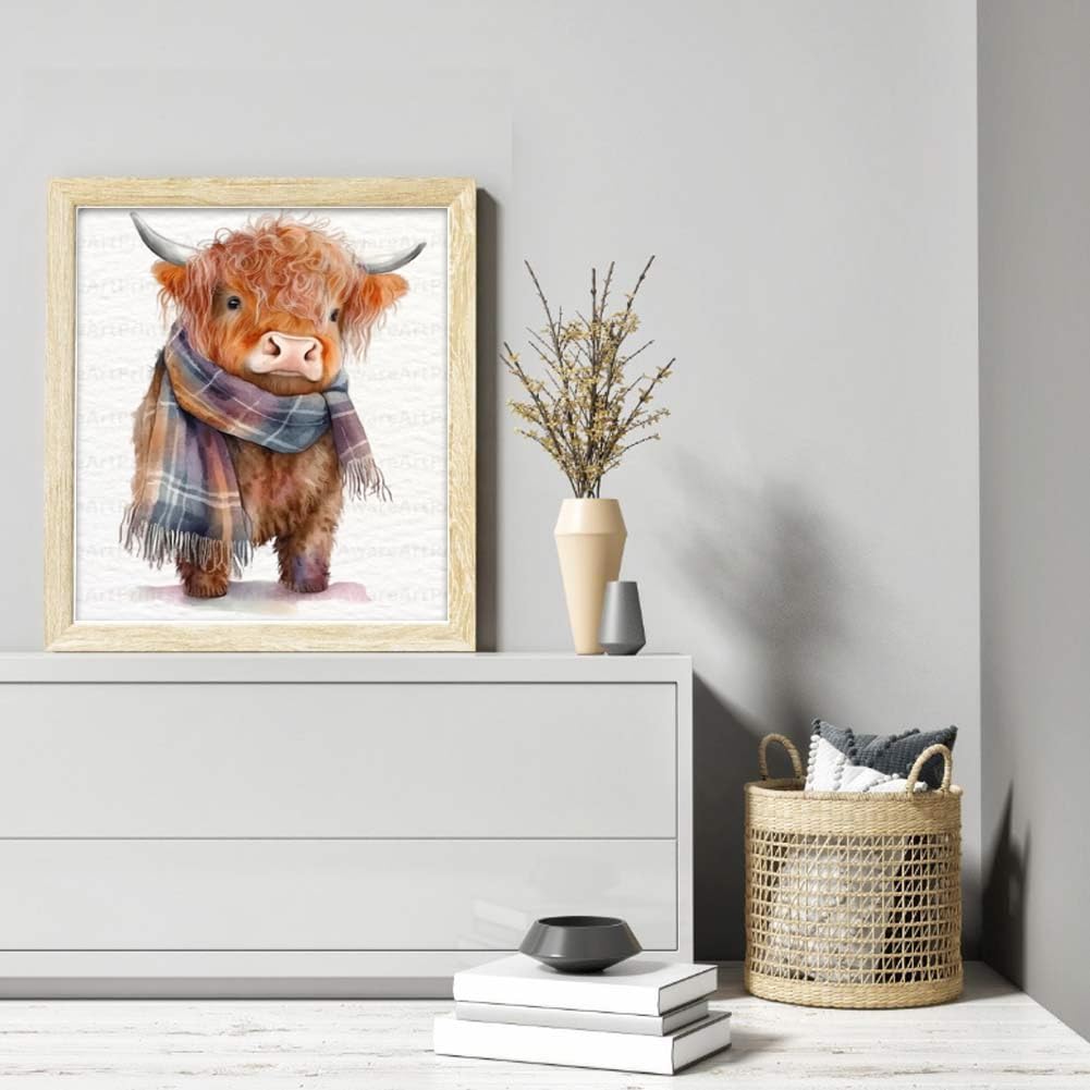 ZoraYorce włókno bawełniane do haftu pełnego, 14 CT, nadrukowany zestaw do haftu krzyżykowego na tkaninie Yak, 40 x 45 cm