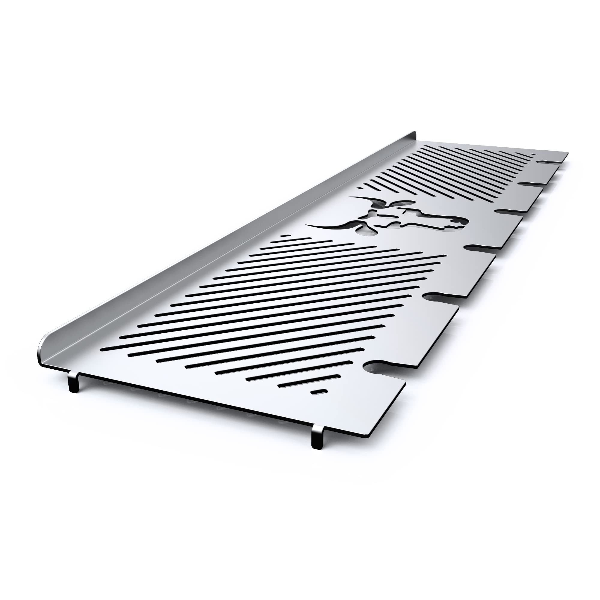 Teileplus24 Warmhalterost Für Burnhard Big Fred Gasgrill – Edelstahl, Mit Drumstick-Halter