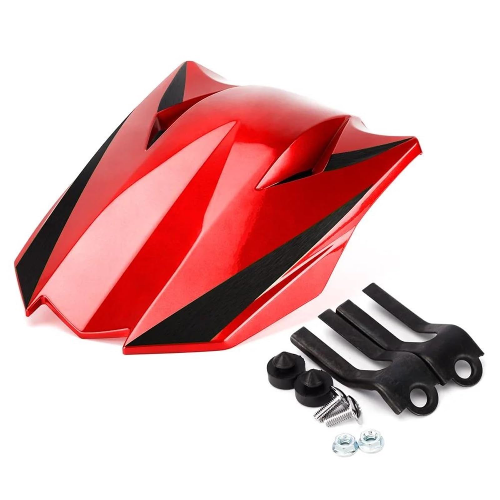 Moto Carenatura Cappuccio per Kawasaki per Z1000SX per Ninja per Z 1000 per SX 1000SX Passeggero Posteriore Cowl Sedile Posteriore Copertura Carenatura Parte Fodere per sedili Moto(Rosso)