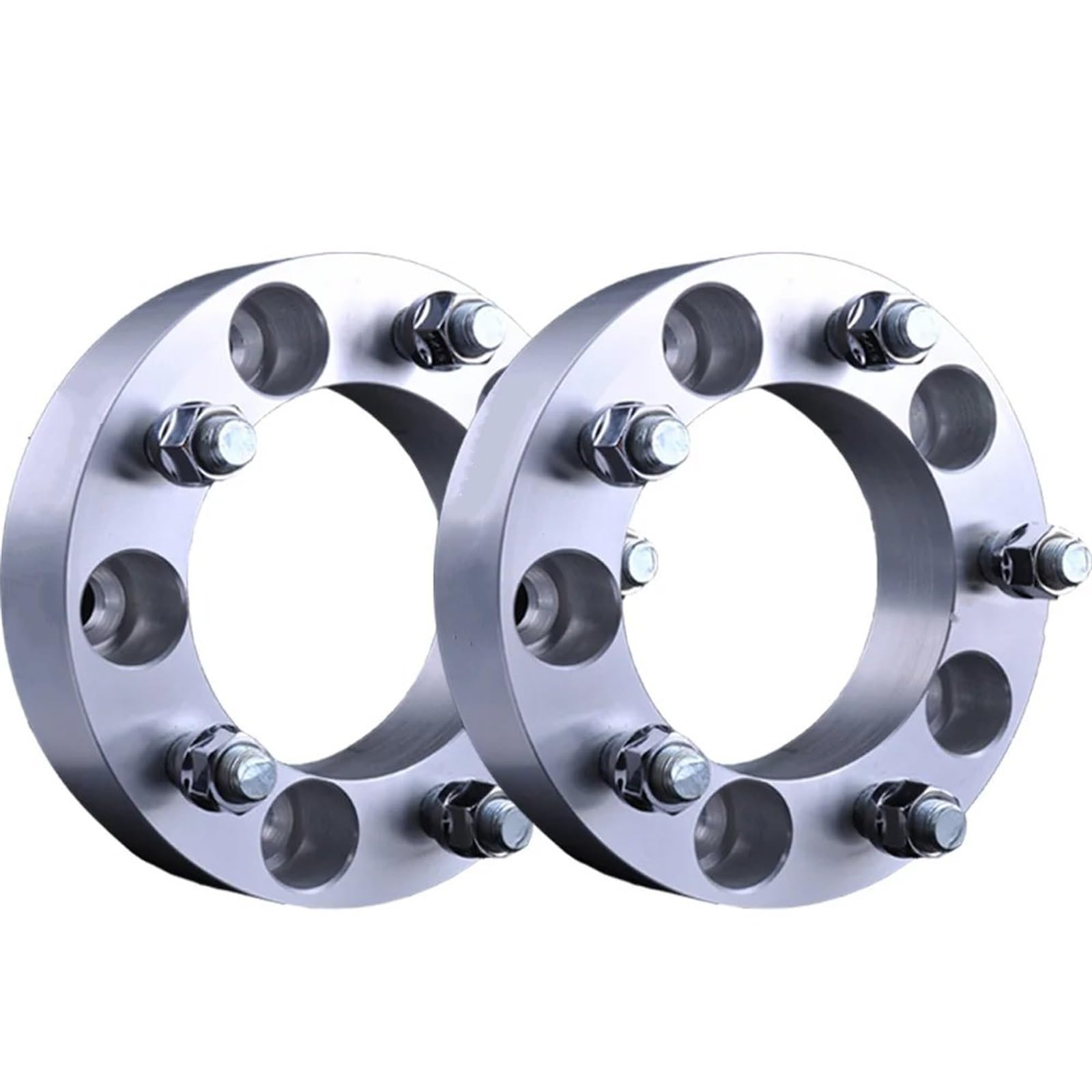 Car Wheel Spacers For Suzuki For Jimny For Sierra 2pcs PCD 5x139.7 CB 108mm Aluminum Alloy Hubcentric Wheel Spacer Adapter Hub Wheel Spacers(2PCS Silver 40mm)