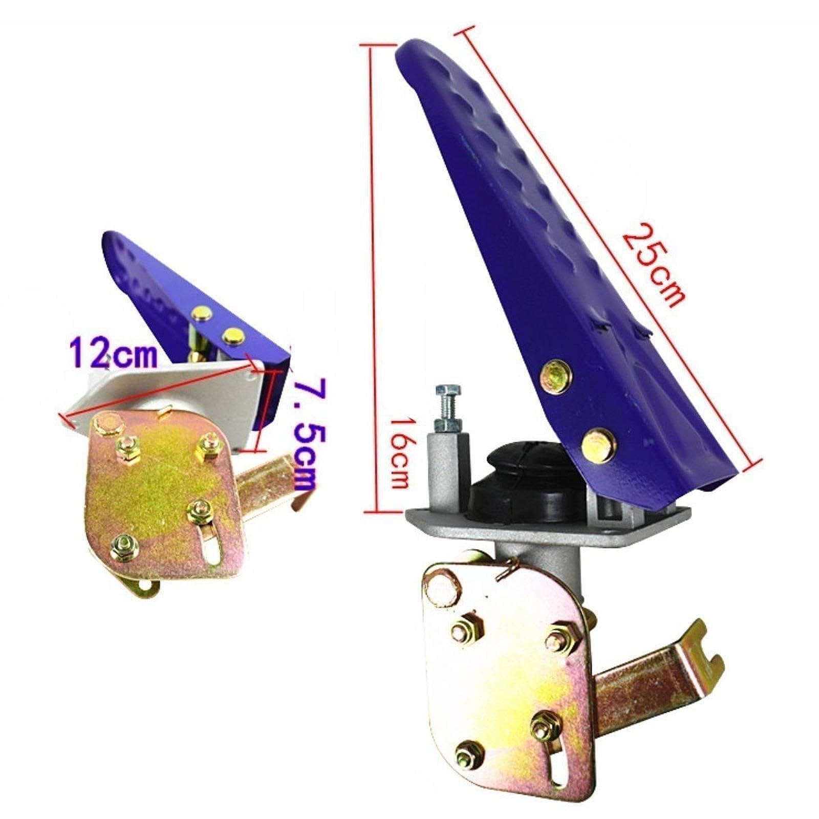 predolo Pedal de Acelerador Genérico para Vehículos de 25 Cm, con Accesorios Profesionales Y Resistentes.