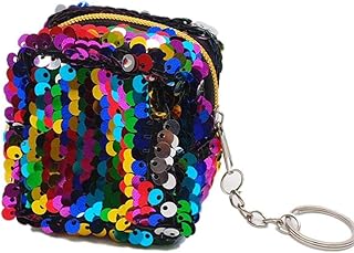 コインケース 財布 小銭入れ コインバッグ スパンコール ビーズ ミニウォレット 女性用 女の子用 カラフル