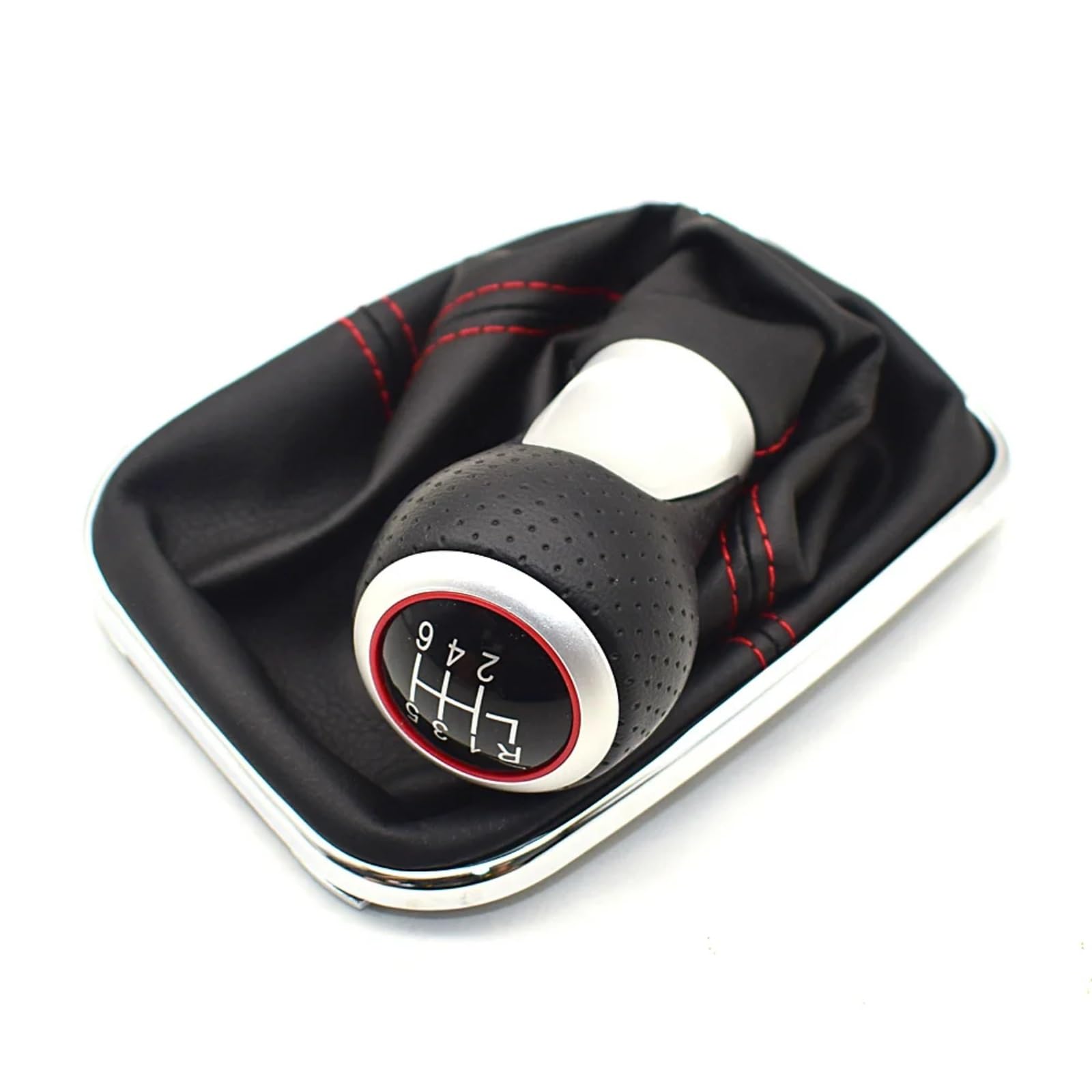 Compatibile Con Per R32 Mk4 2000 2001 2002 2003 2004 2005 5/6 Velocità Leva Del Pomello Cambio Shifter Gaitor Boot Cover Testa Bastone