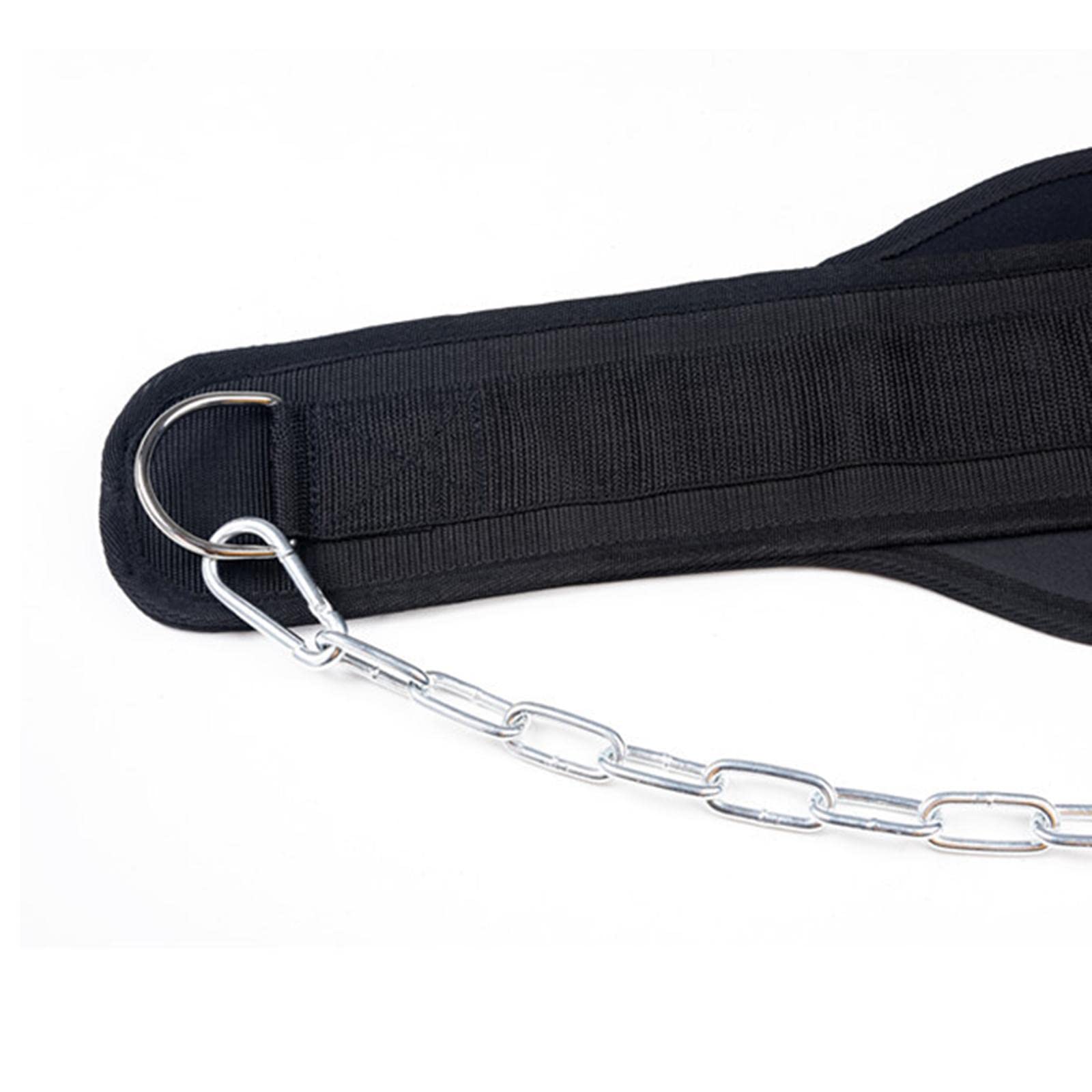 Oshhni Dip Belt Gewichtheberkette Bodybuilding Verstellbare Kette Training Toner Support Trainer Dip Belt für Klimmzüge, Zuhause, Training,