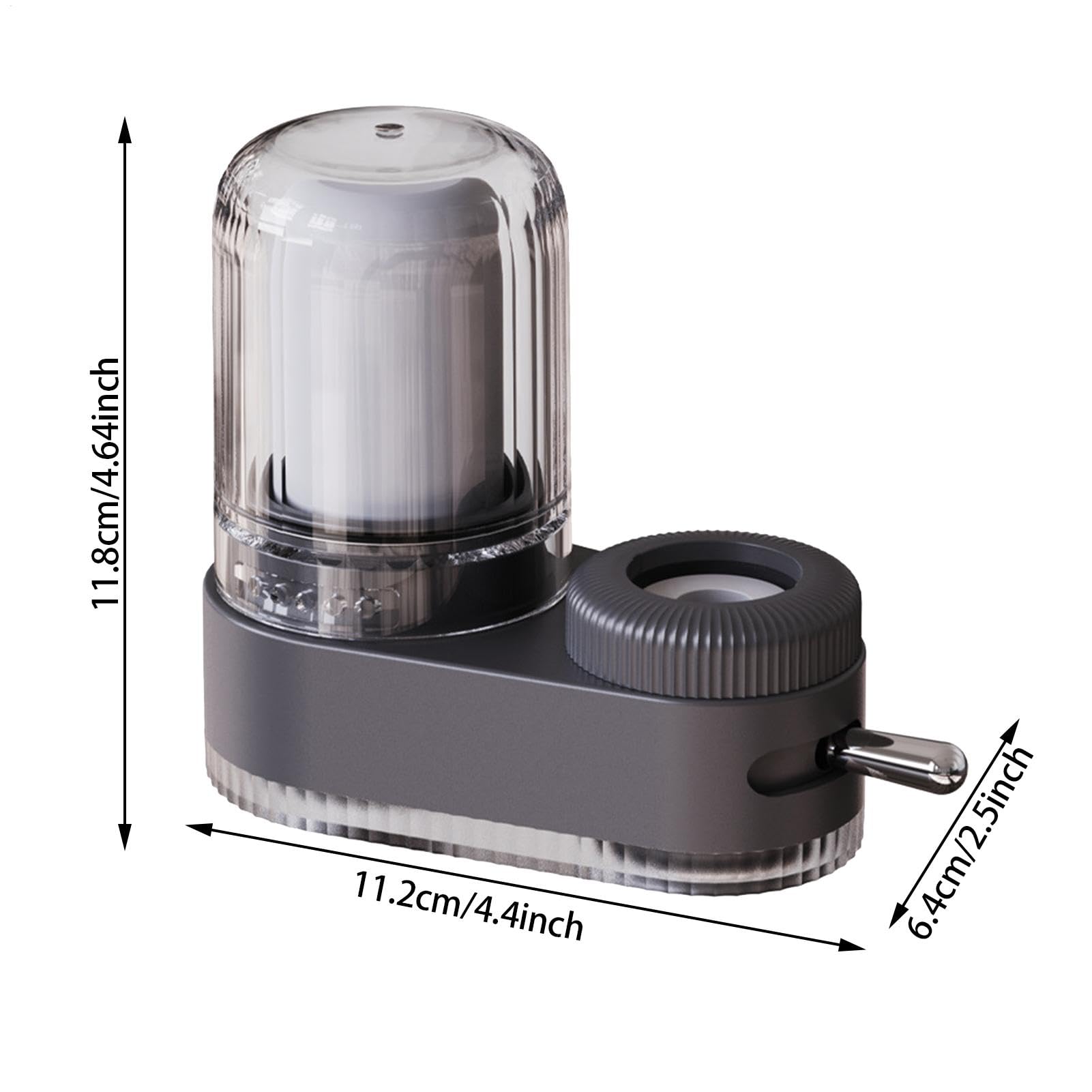 Depuratore d'acqua per rubinetto, filtri per l'acqua con montaggio su | rubinetto, Purificatore per rubinetto naturale ad alta efficienza, da cucina regolabili con filtro composito a sette