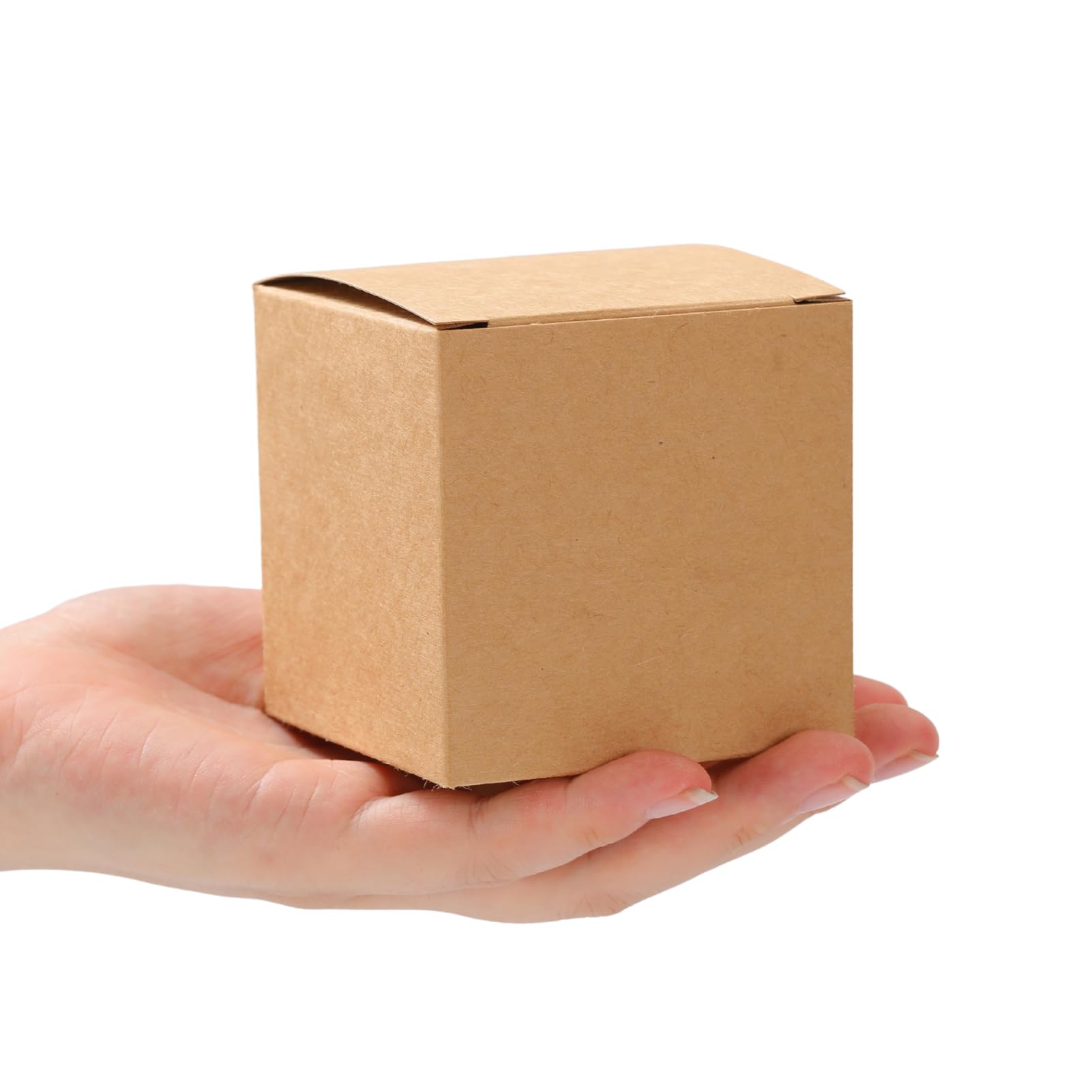 Push-Form-Geschenkboxen – 3 x 3 x 3 Mini-Geschenkboxen mit Deckel und Keksbox für Süßigkeiten- und Kerzenverpackungen – einfache Montage, Würfelboxen für Weihnachten, Geschenke, Basteln, Partyzubehör
