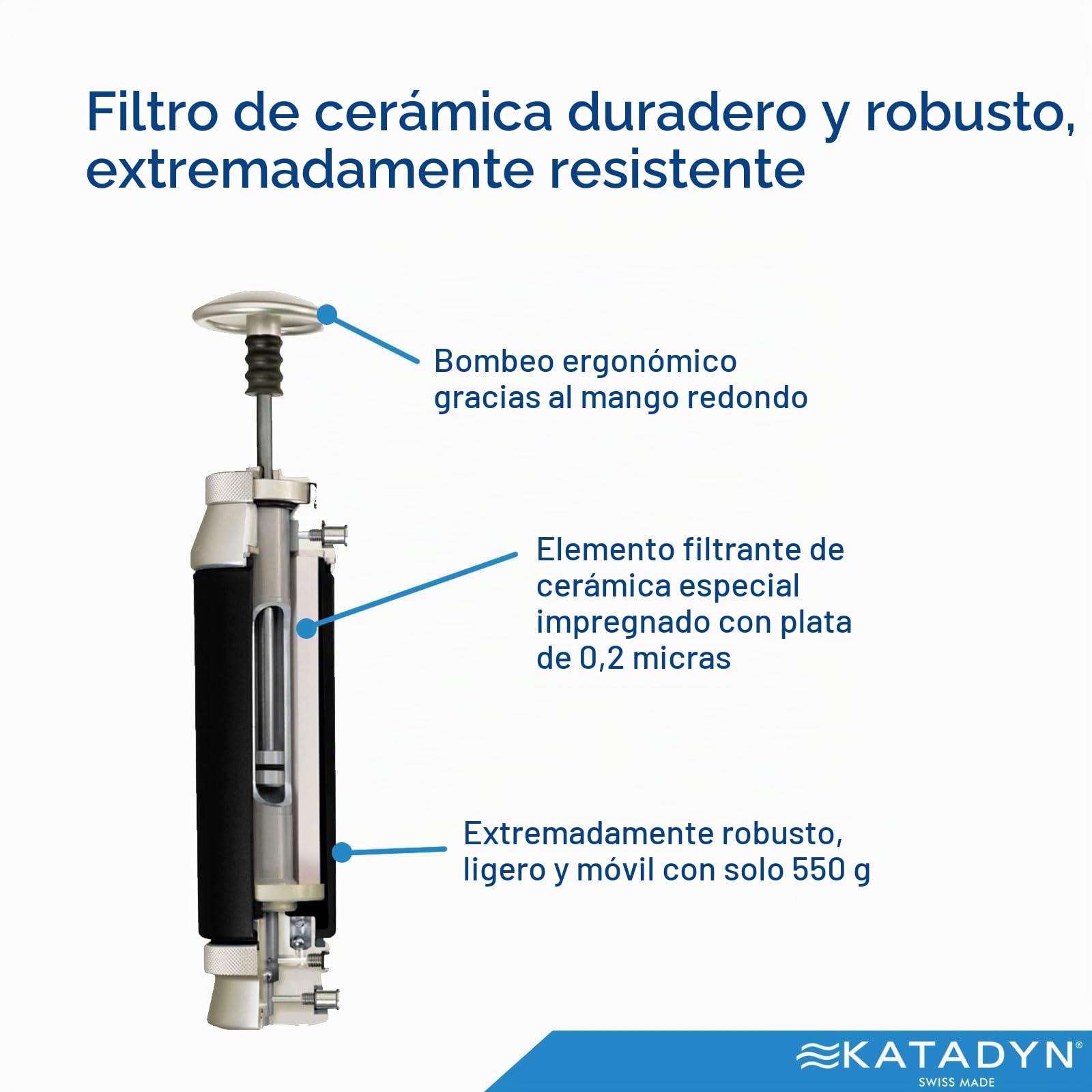 Katadyn Pocket Tactical Series - Filtro de agua