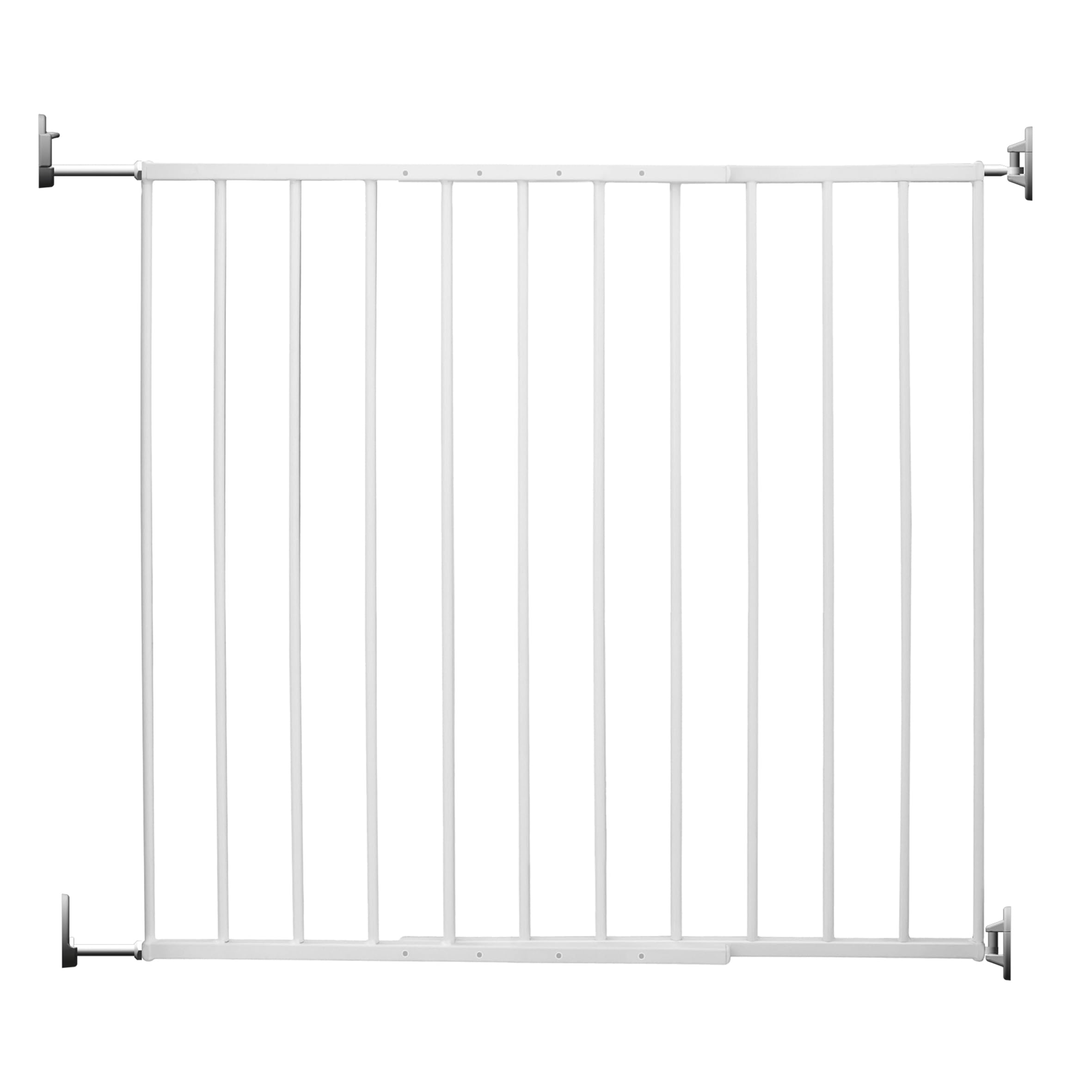 reer Türgitter und Treppengitter Basic zum Schrauben, Metall, stabiler Halt, Durchgangsbreite 68-106cm