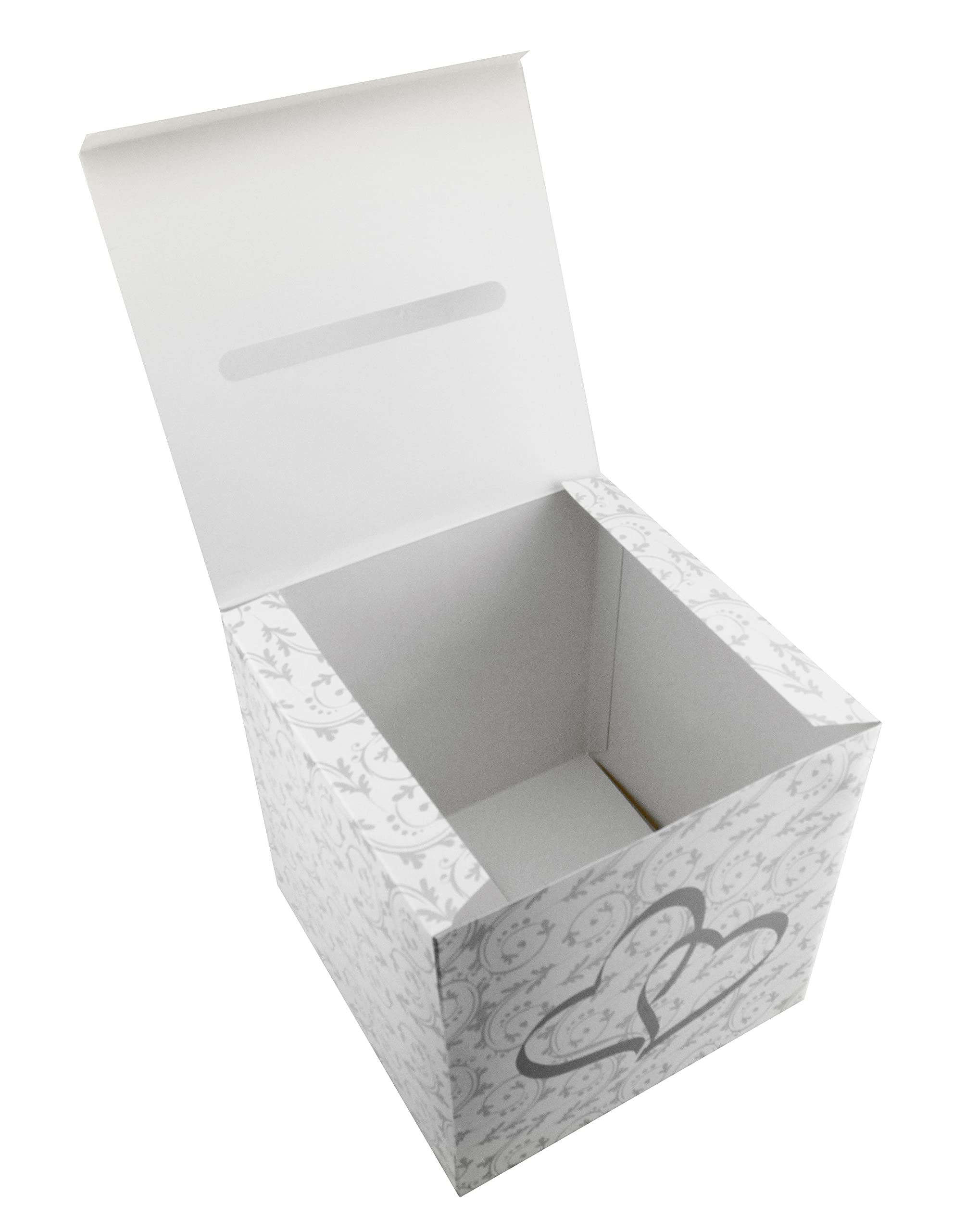 Amazon.co.jp: Adorox 結婚式 メッセージ ご祝儀 受け取り箱 白