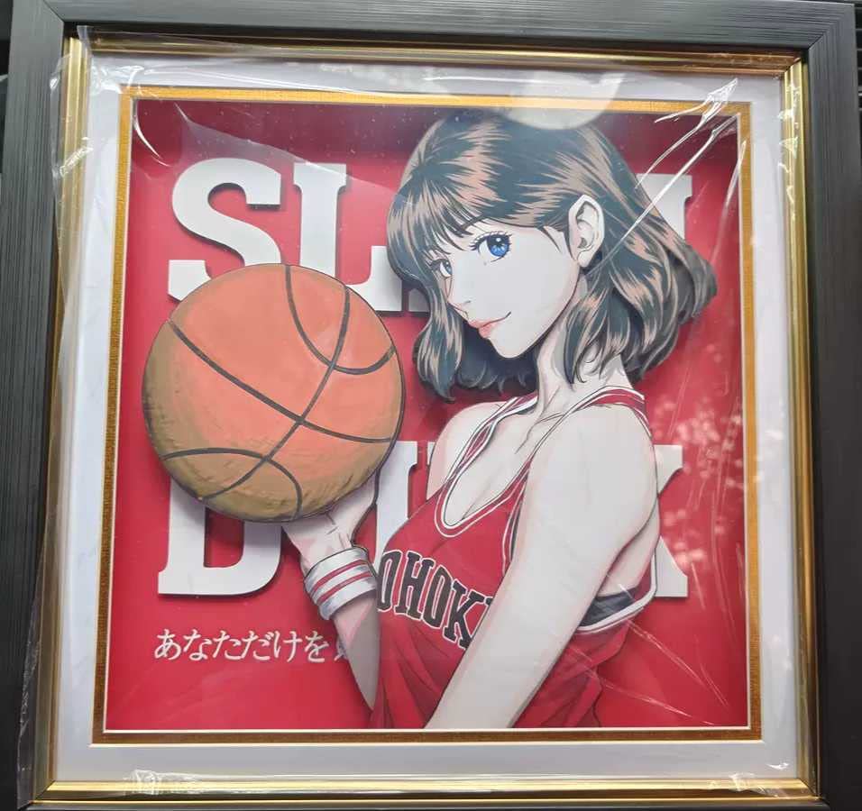 スラムダンク3D絵画8個セット ZX Studio SLAM DUNK Shohoku Resin Model Full Set Original In