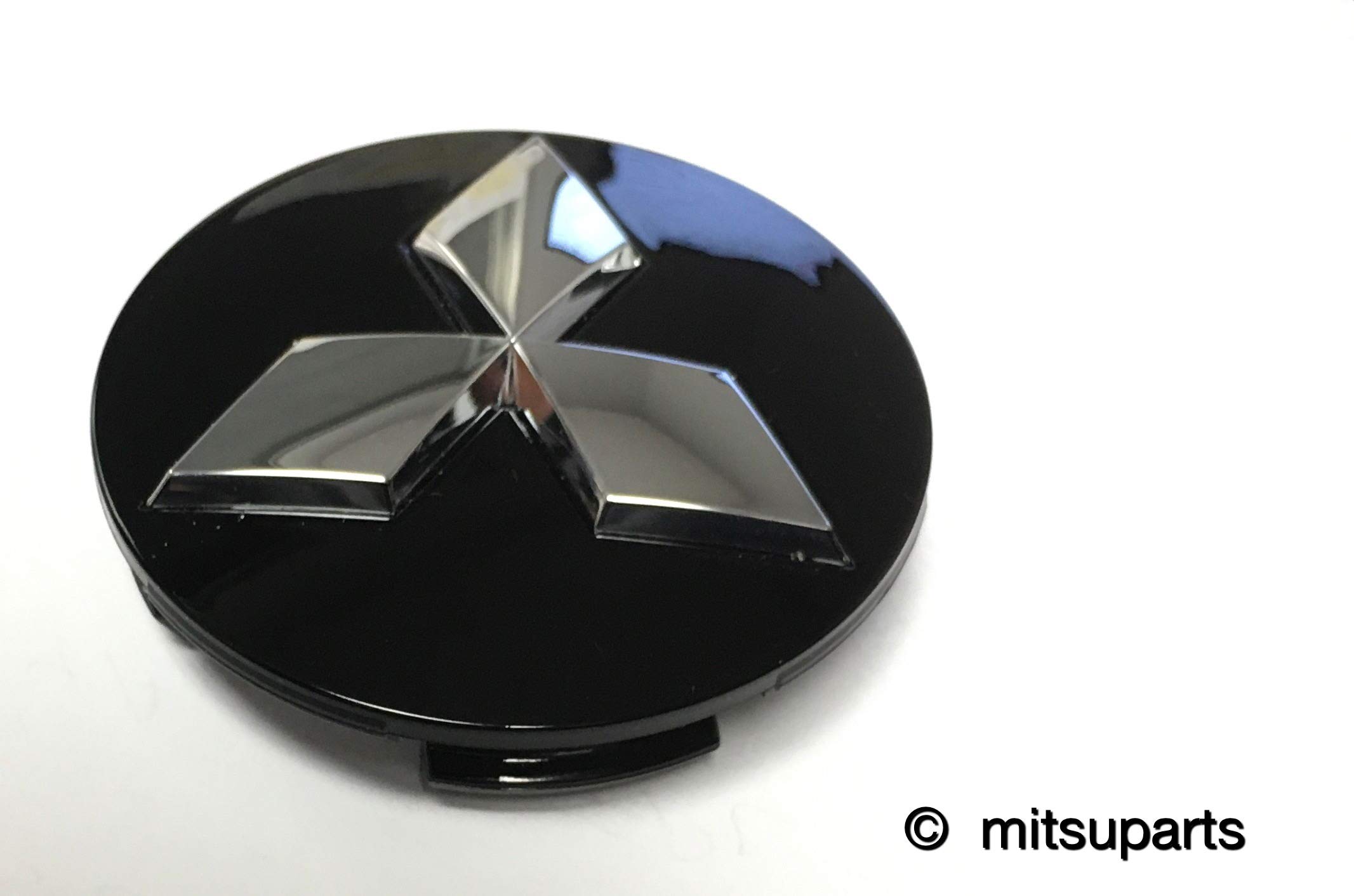 Buy Mitsubishi Genuine OE Wheel Center Cap 4252A020 Black w/Chrome