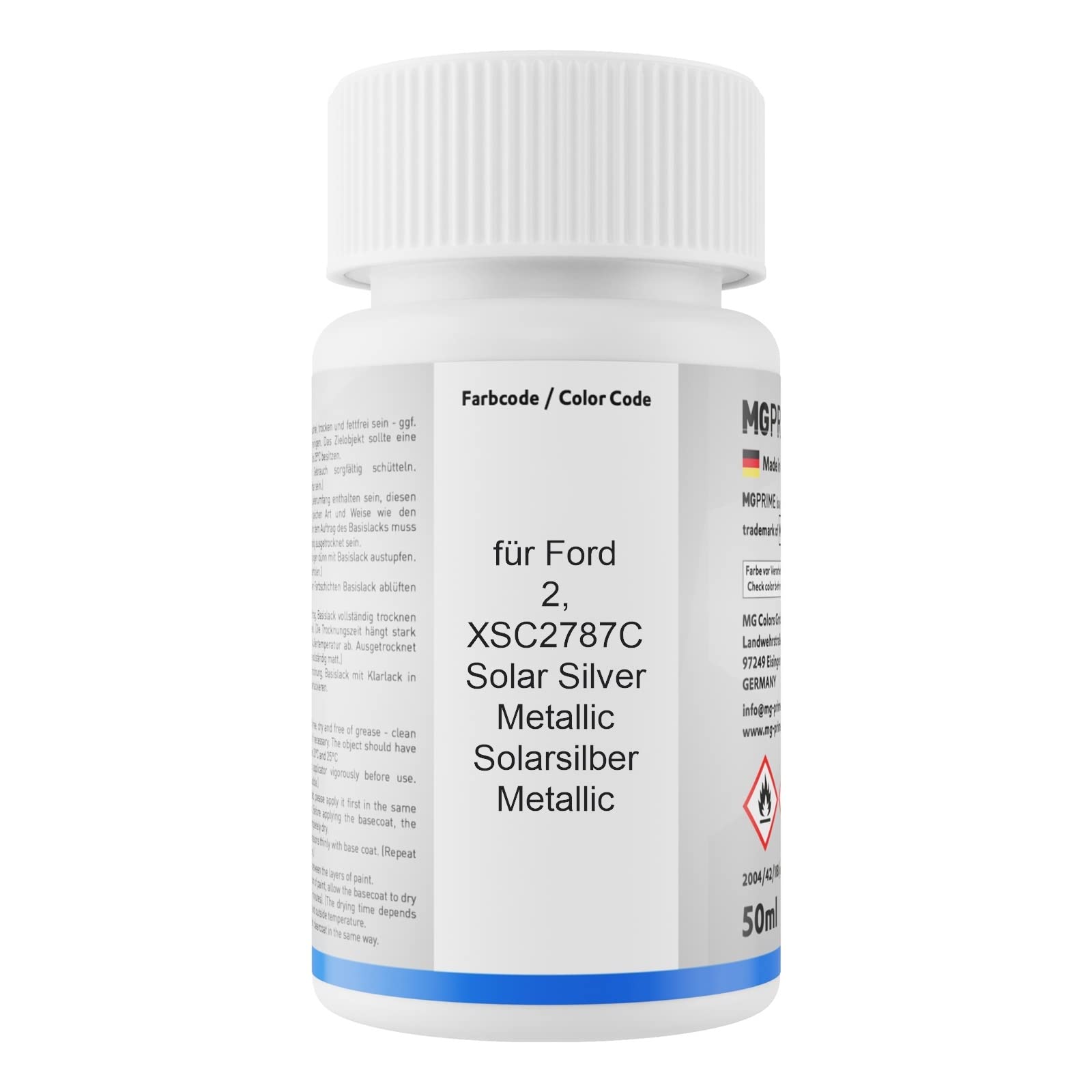 Vernice Di Ritocco Per Ford Puma Kit P Solar Silver - Foto 7