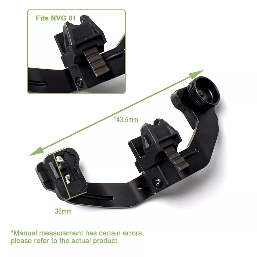 実物 PVS14 BinocularBridgeSYSTEM デュアルマウント AlphaOptics PVS-14 Dual Bridge Mount PVS14用デュアルマウント