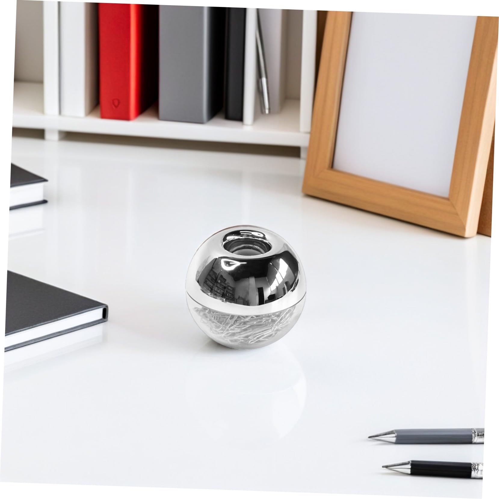 2 Set Graffette in Metallo con Custodia Argento Clip Robuste e Decorative per Ufficio Scuola e Progetti Creativi Segnalibri Multifunzione per Documenti e Piccoli Materiali